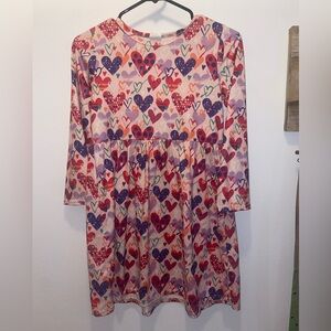 Little girls heart dress